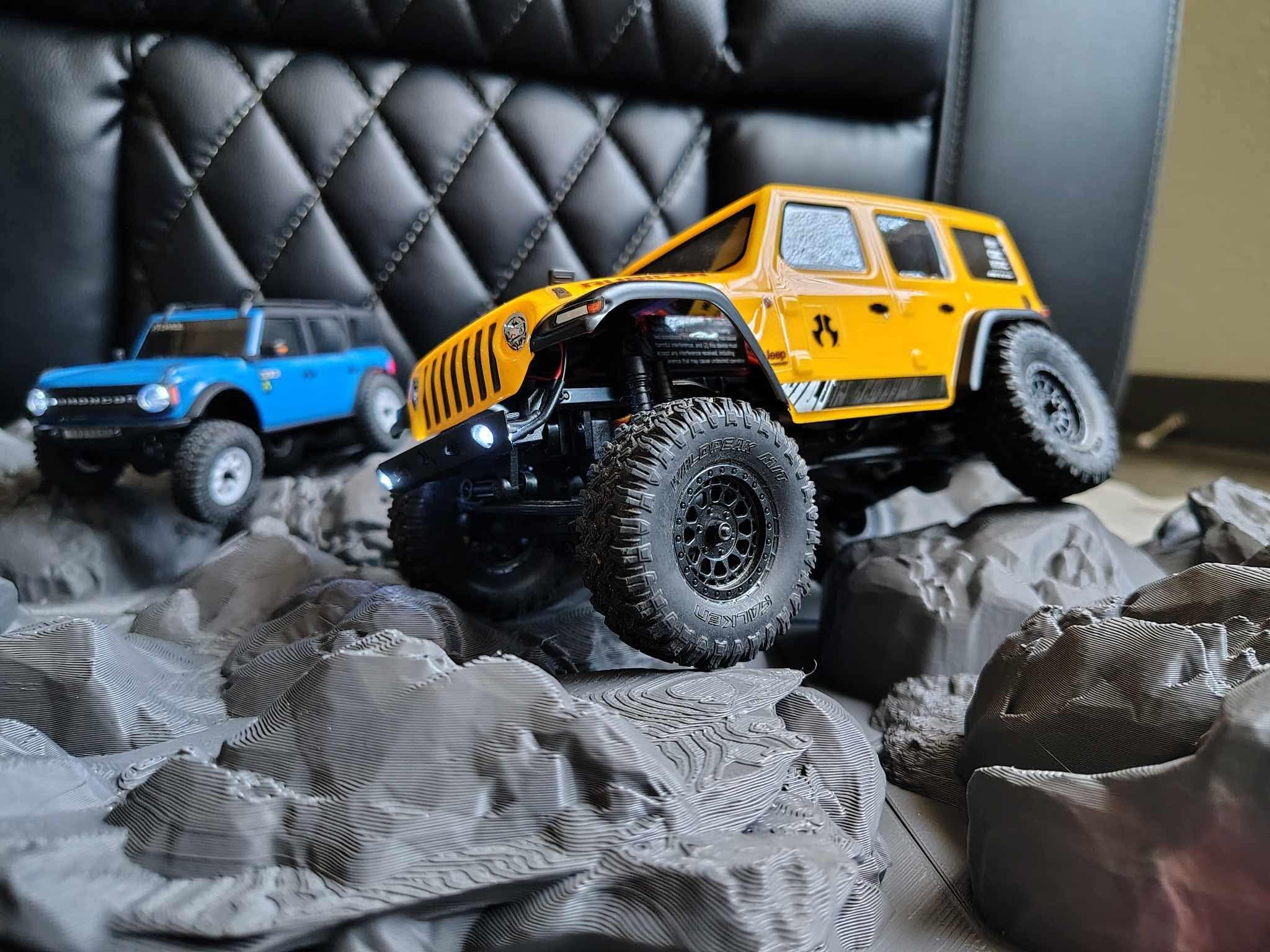 RC Crawler Course 6-Pack for 1/30 & 1/24 Scale Crawlers – Modular Reinforced Interlocking Tiles | Updated | Made in USA